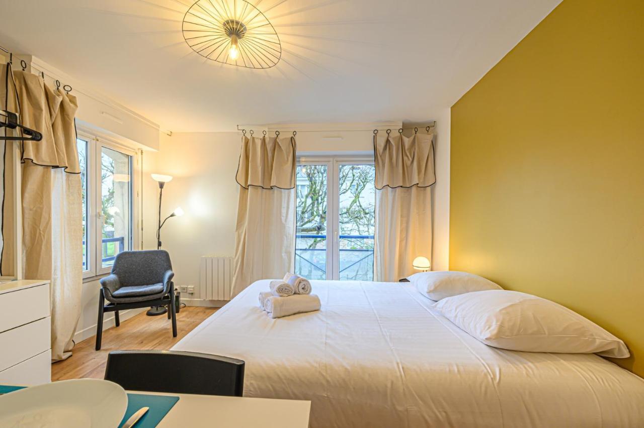 Le Ptit Pat - Studio Renove Avec Garage Centre Ville Vannes Buitenkant foto