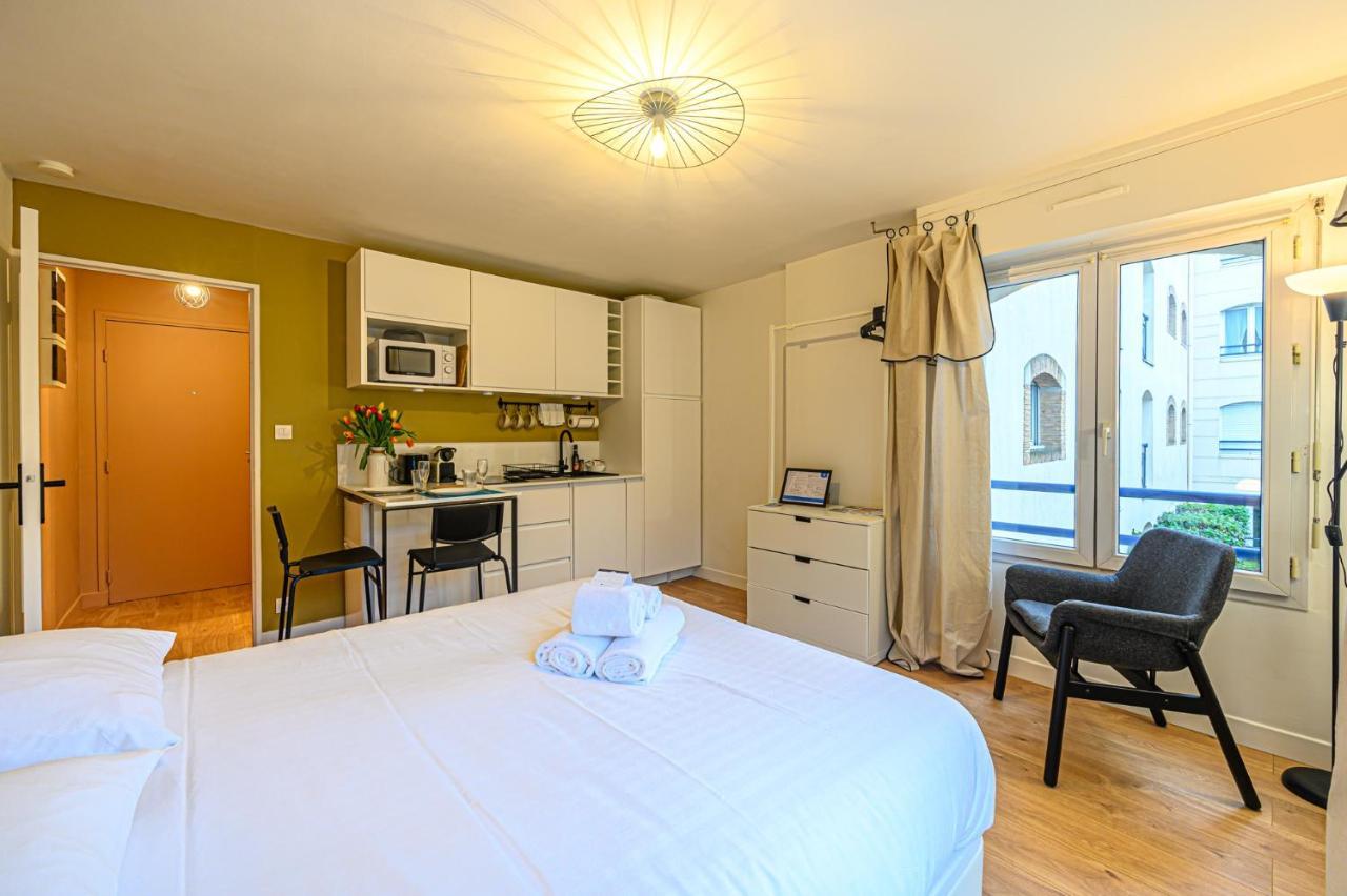 Le Ptit Pat - Studio Renove Avec Garage Centre Ville Vannes Buitenkant foto